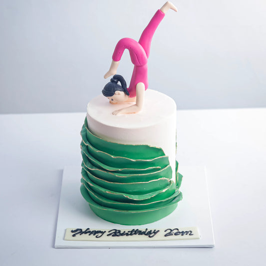 Yoga Theme Cake