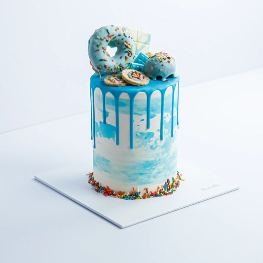 Death By Chocolate Blue cake