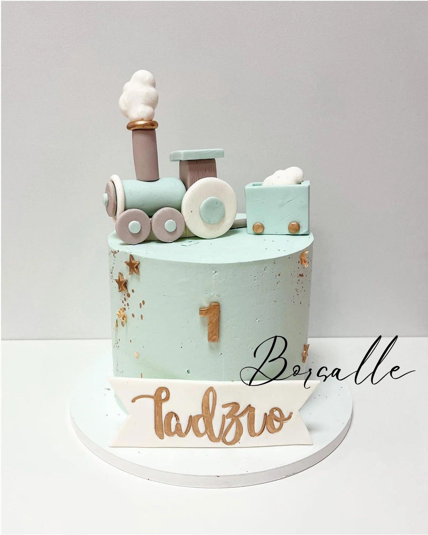 1st Birthday Train Cake - Borsalle