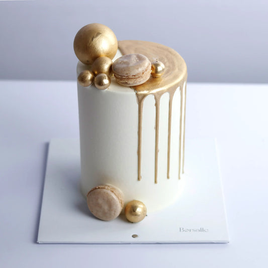 Golden Drip Delight Cake