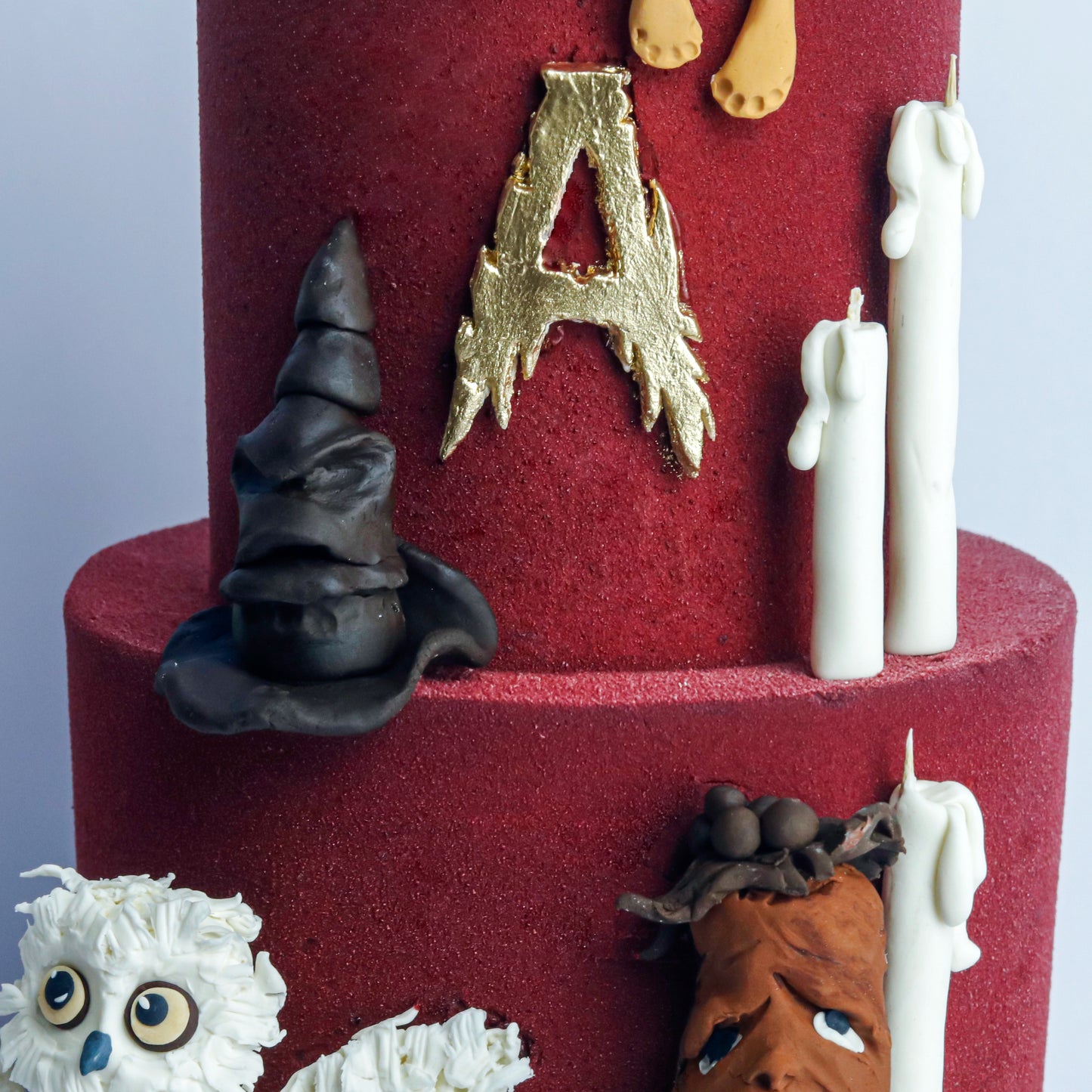 Two-Tier Harry Potter Theme Cake