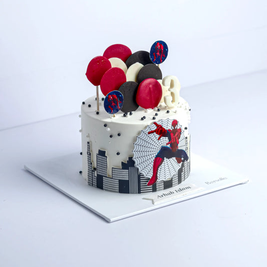 Spiderman Celebration Cake