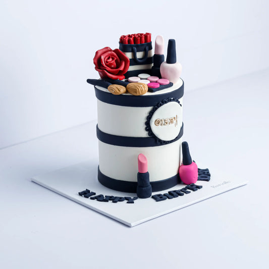 Floral Make-Up Cake