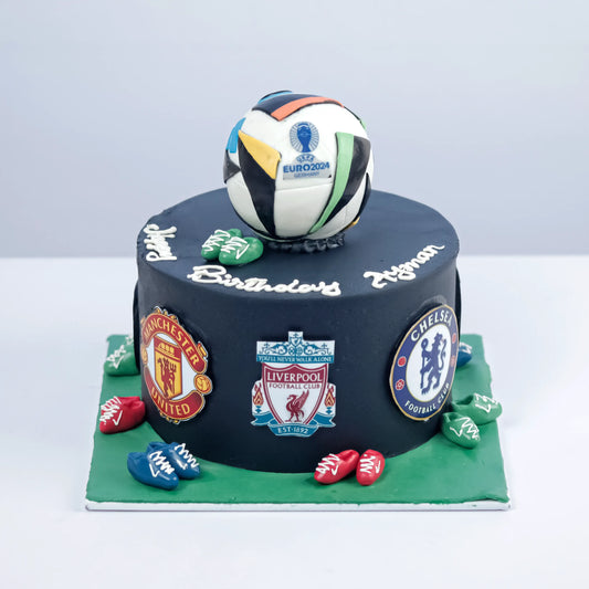 Football Euro-Cup Theme Cake