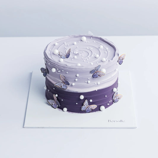 Purple Butterfly Cake