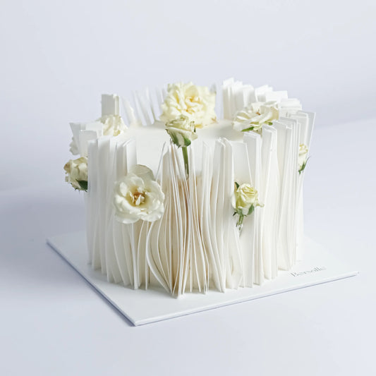 Raw Floral cake