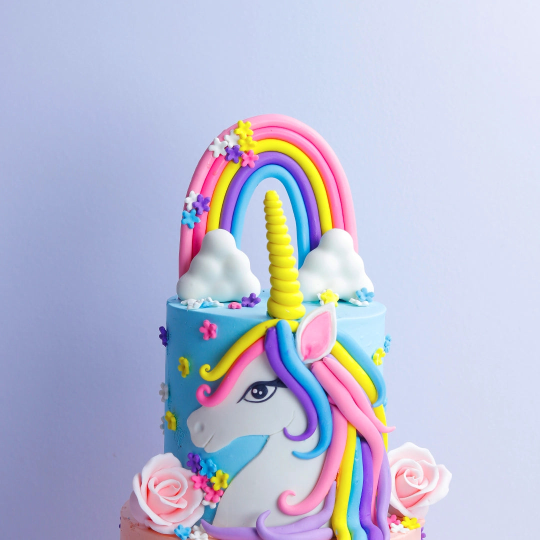 Two Tier Unicorn dream cake
