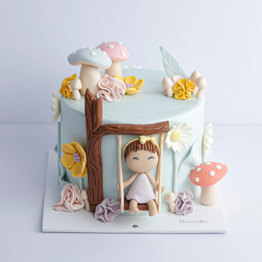 Little Girl's Birthday Cake