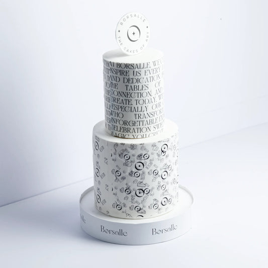 Two-Tier Borsalle Theme Cake