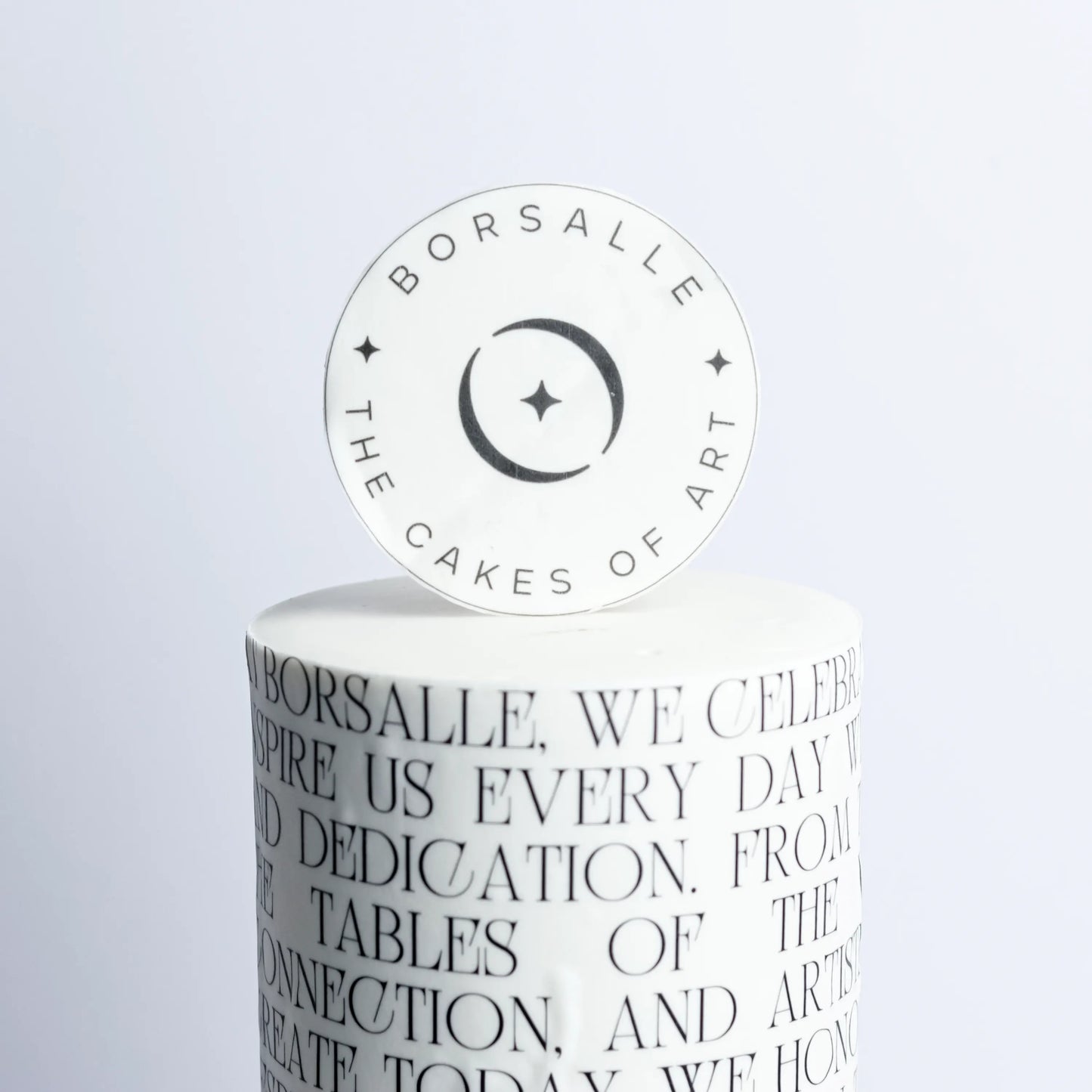 Two-Tier Borsalle Theme Cake