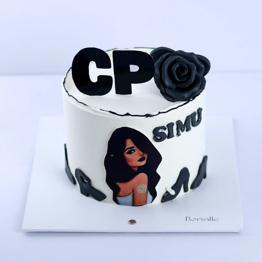 Black Rose Beauty Cake