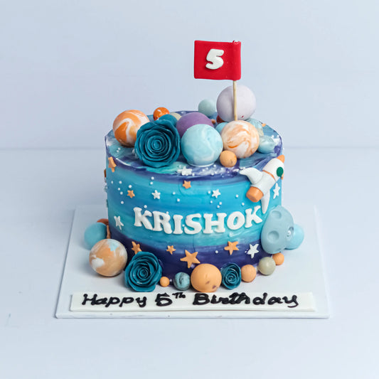 Astronomer’s Rocket Cake