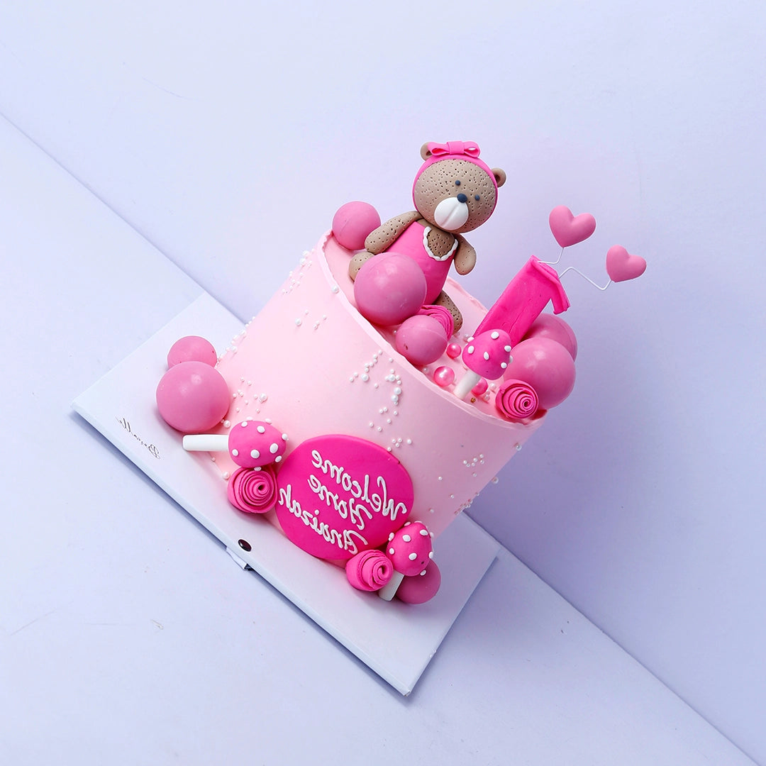 Pinky The Teddy Bear Cake