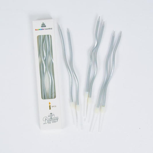 Curly Candle or Twisted candles for Birthday or Anniversary Decor - Borsalle
