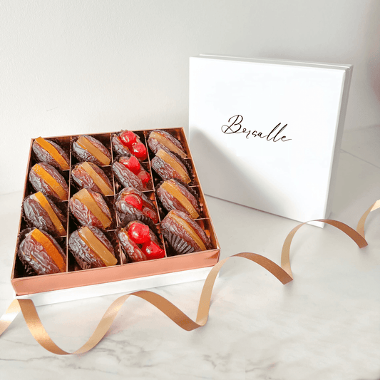 Fruity Stuffed Medjool Dates Gift Box - Borsalle