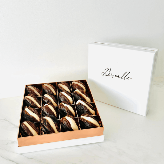 Marzipan Stuffed Medjool Dates Gift Box - Borsalle