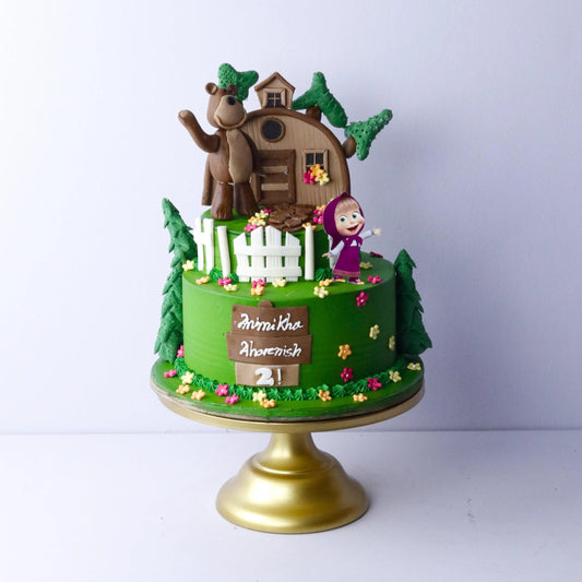 Masha and the Bear Cake - Borsalle