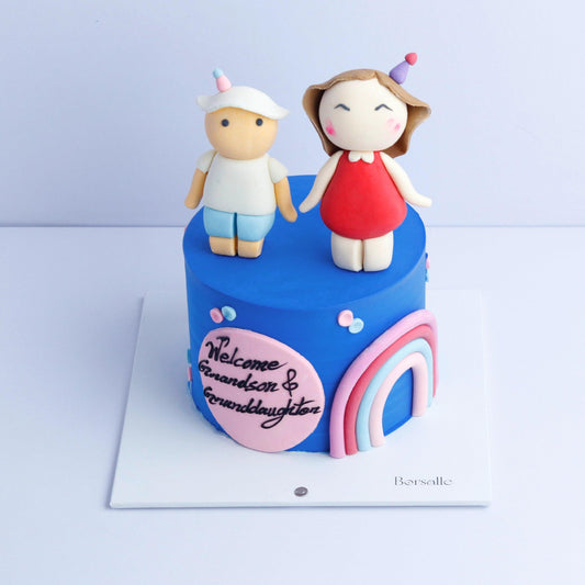 Rainbow Kid's Delight Cake - Borsalle