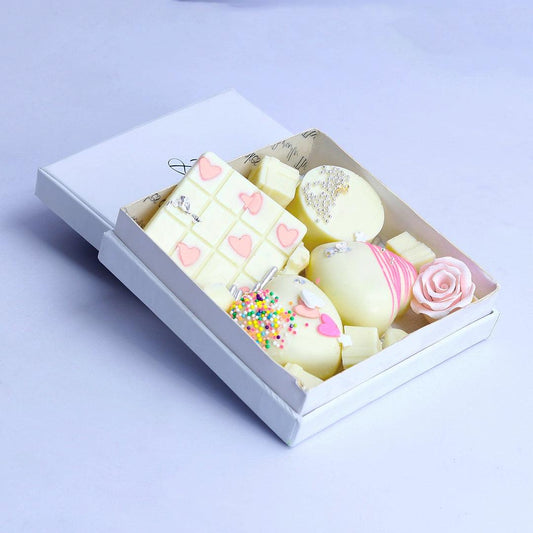 White Valentines Chocolate Box - Borsalle