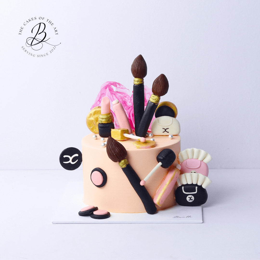 Makeup Theme Cake - Borsalle