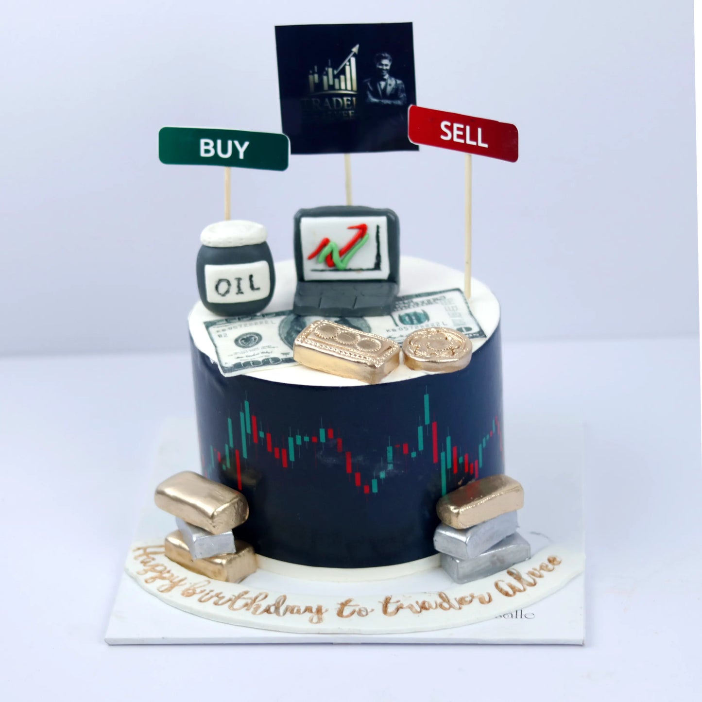 Digital Trading Theme Cake