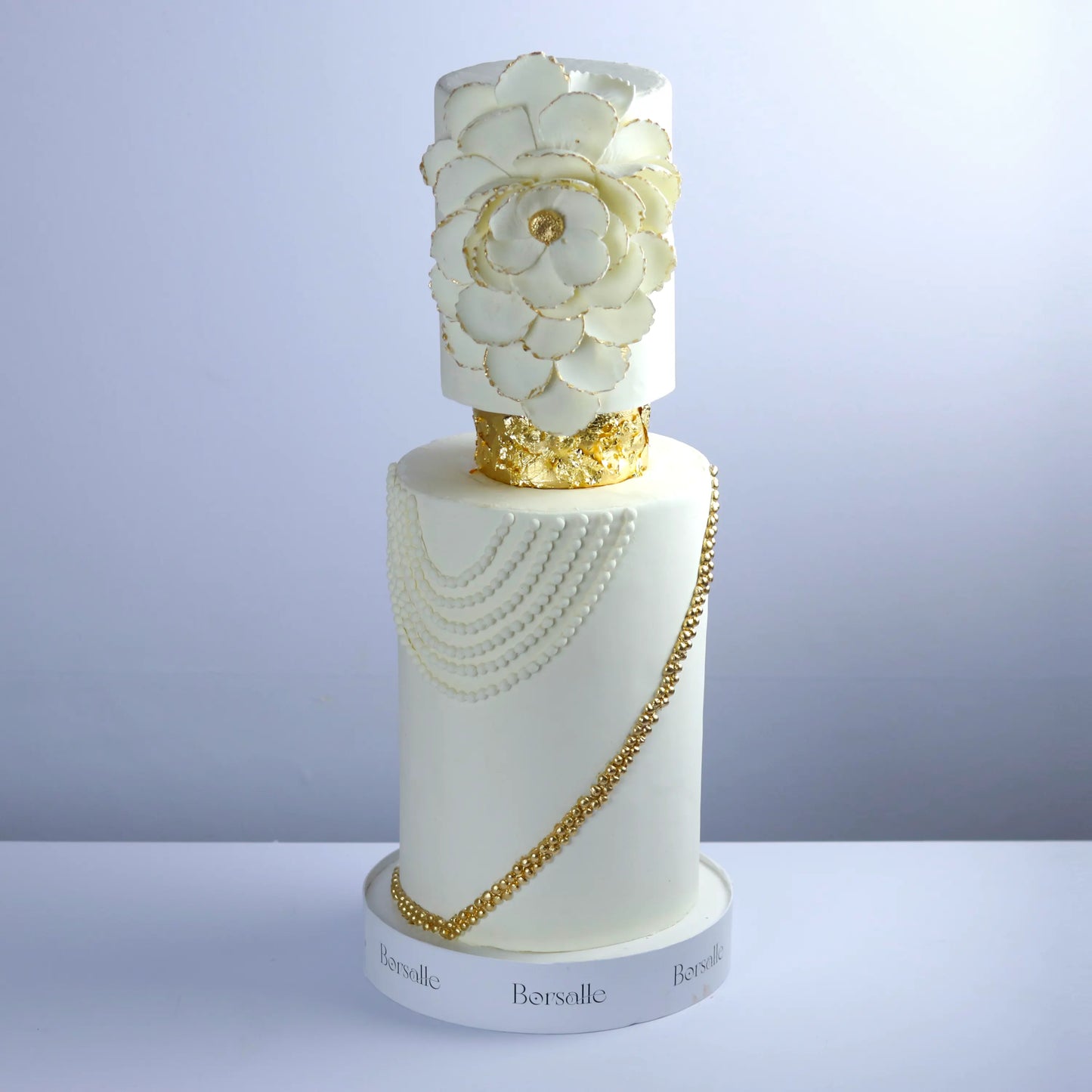 Two-Tier Anniversary Bloom Cake