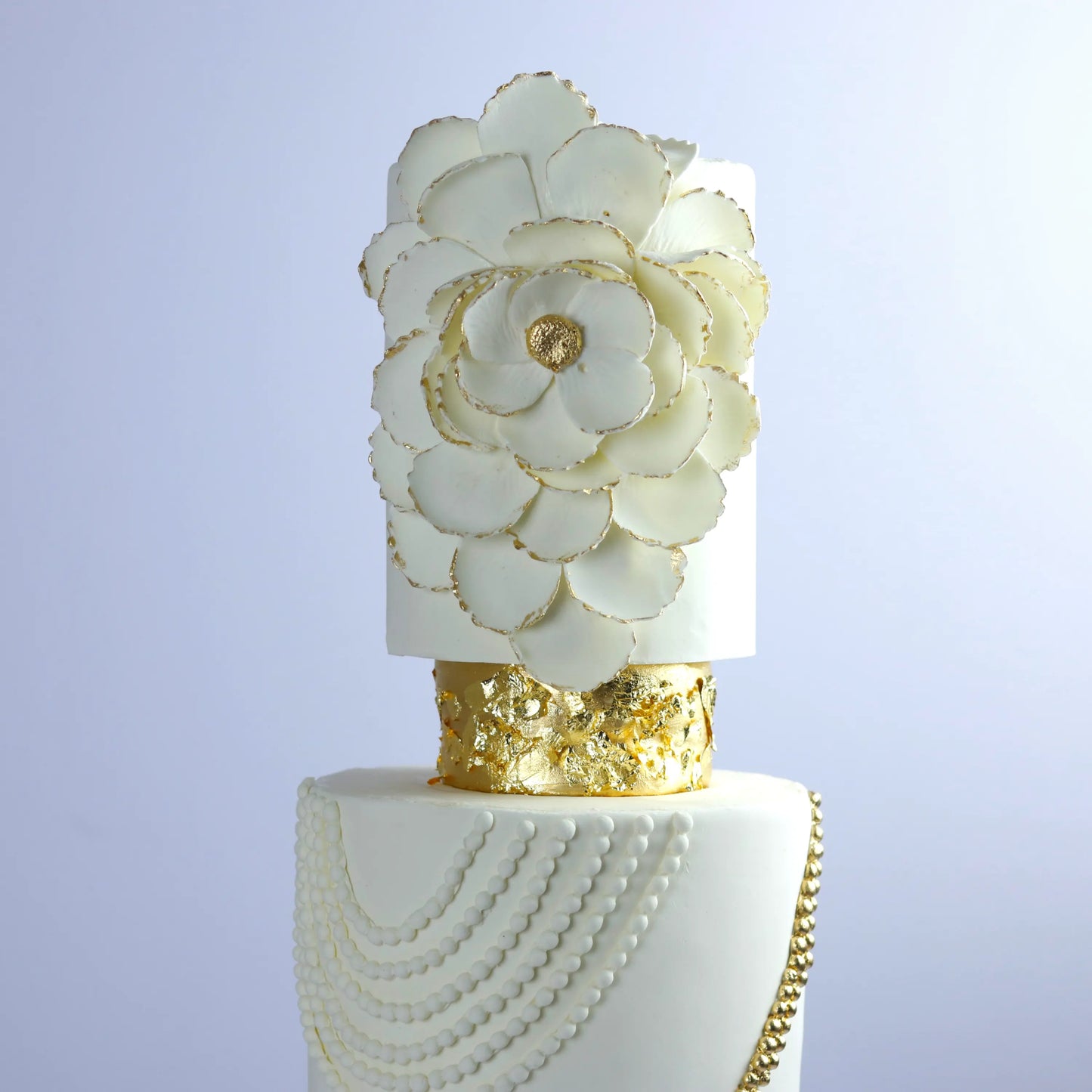 Two-Tier Anniversary Bloom Cake