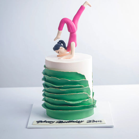 Yoga Theme Cake