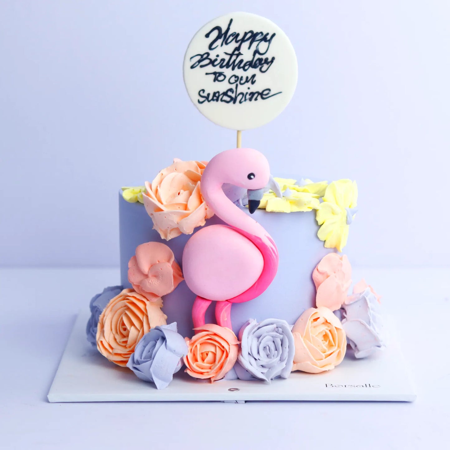 Flamingo Oasis Cake