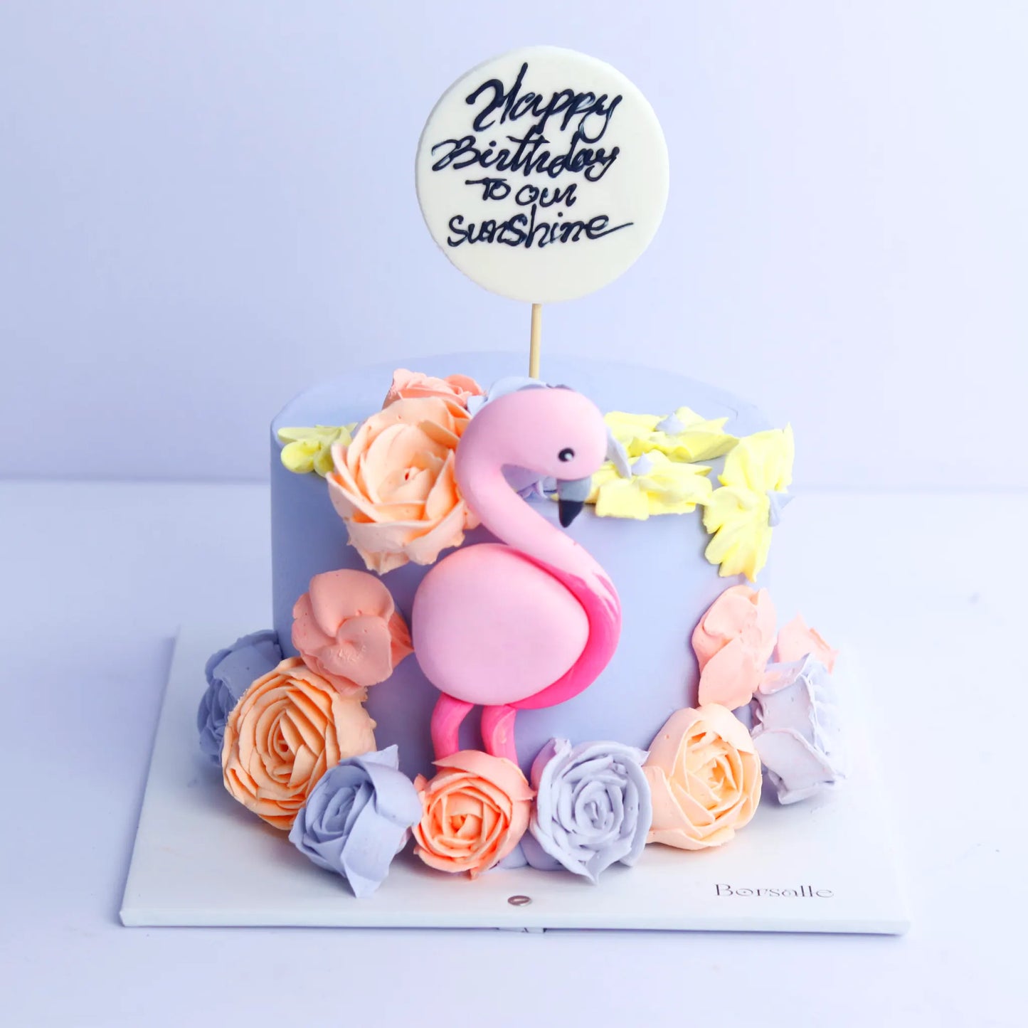 Flamingo Oasis Cake