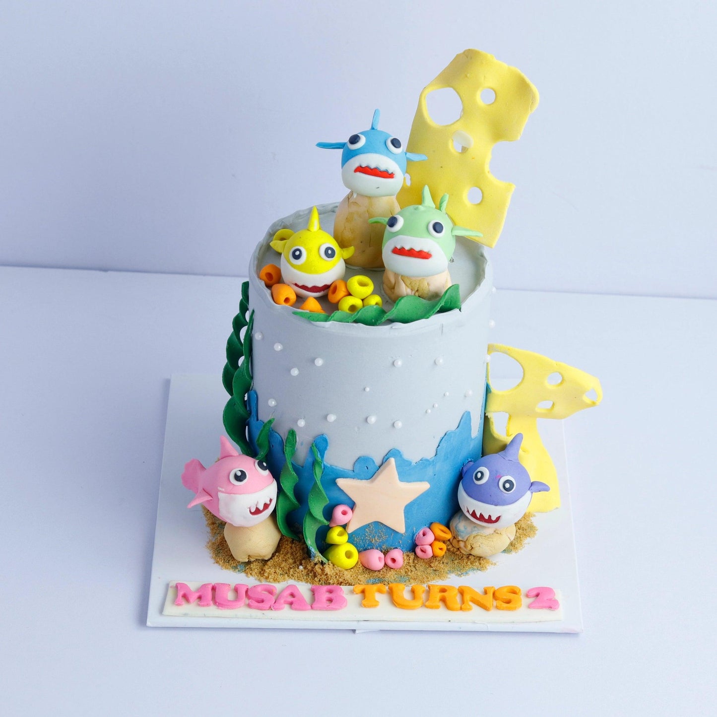 Baby Shark Celebration cake - Borsalle