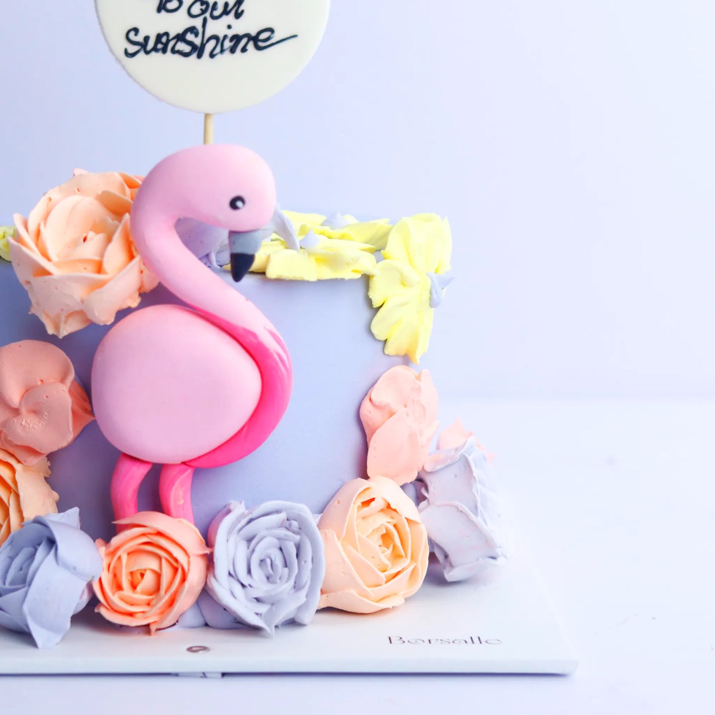 Flamingo Oasis Cake