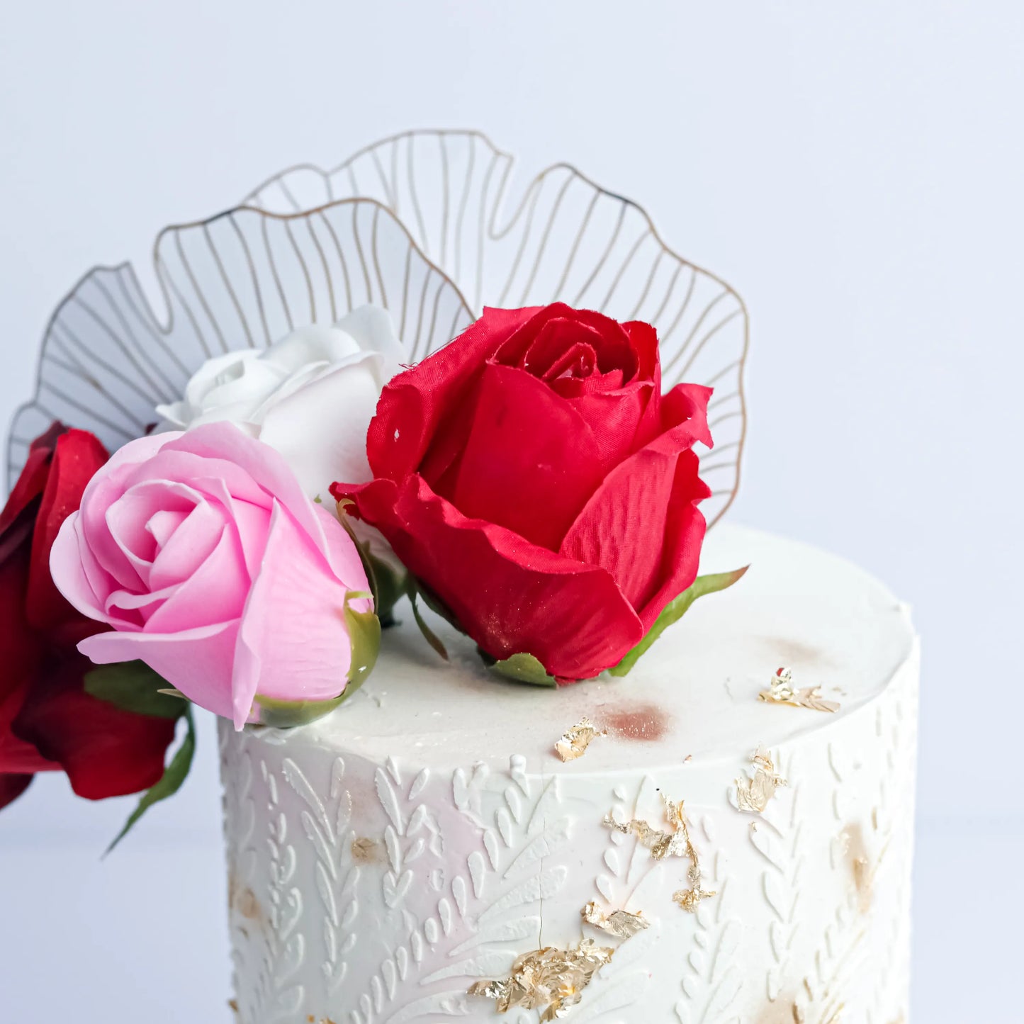 Mad Hatter Floral Cake