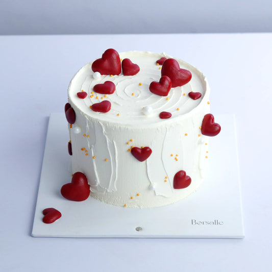 Love in White Cake