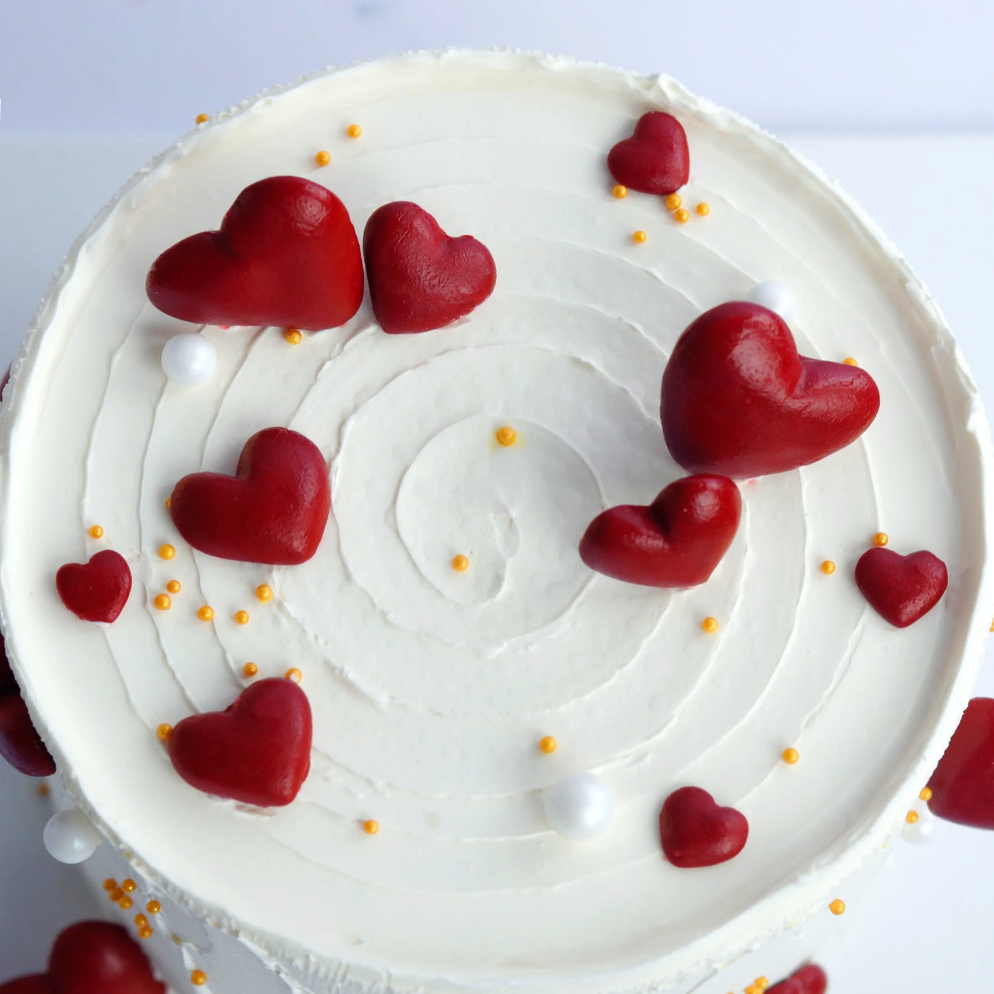 Love in White Cake