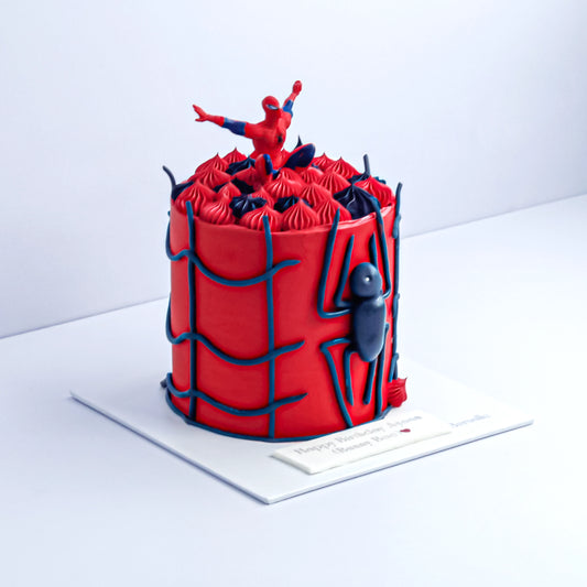 Spider-Man Theme Cake