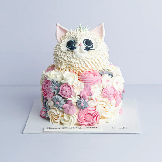 Cute Cat Birthday Cake