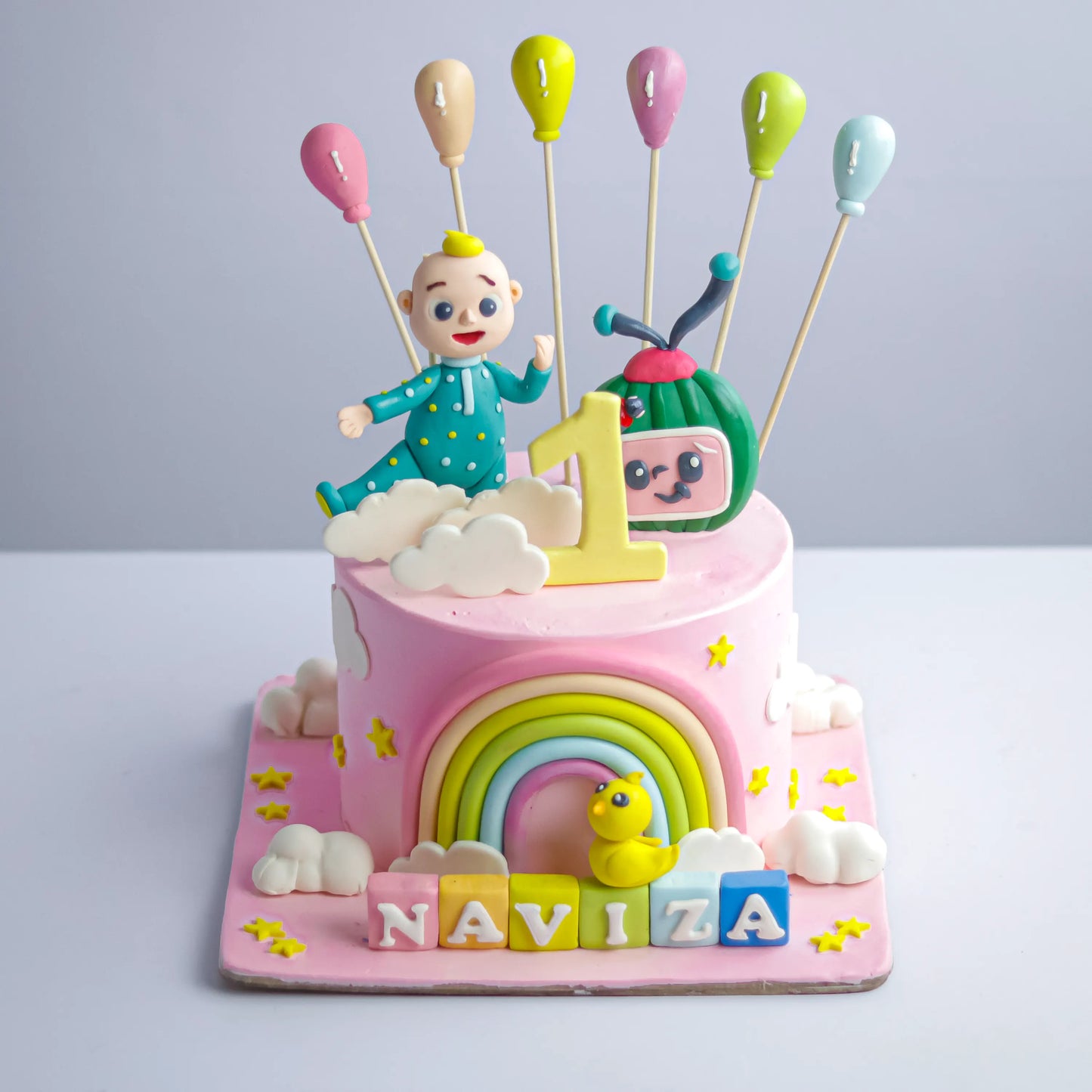 Cocomelon Kids Birthday Cake