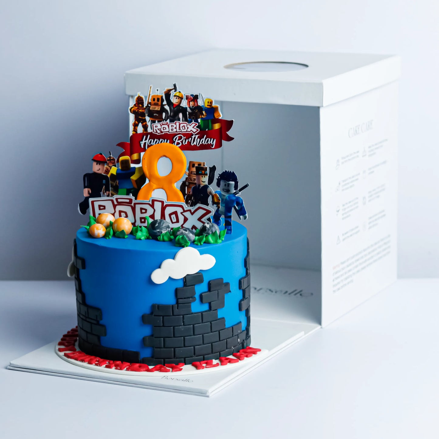 Roblox Themed Celebration Cake