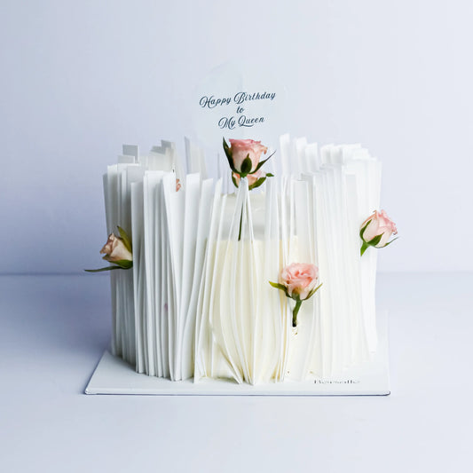 Wafer Floral Celebration Cake