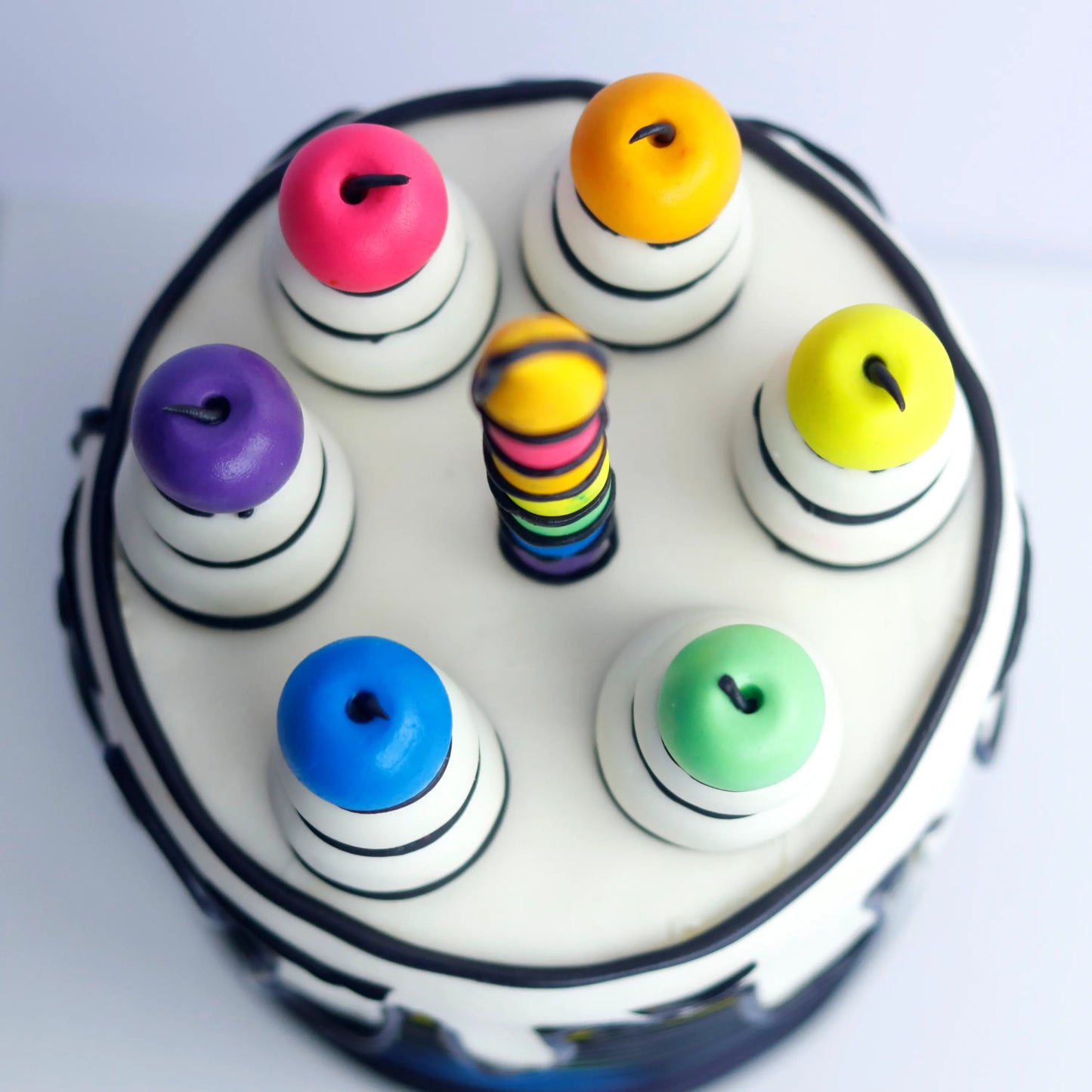 Comic Color Splash Cake