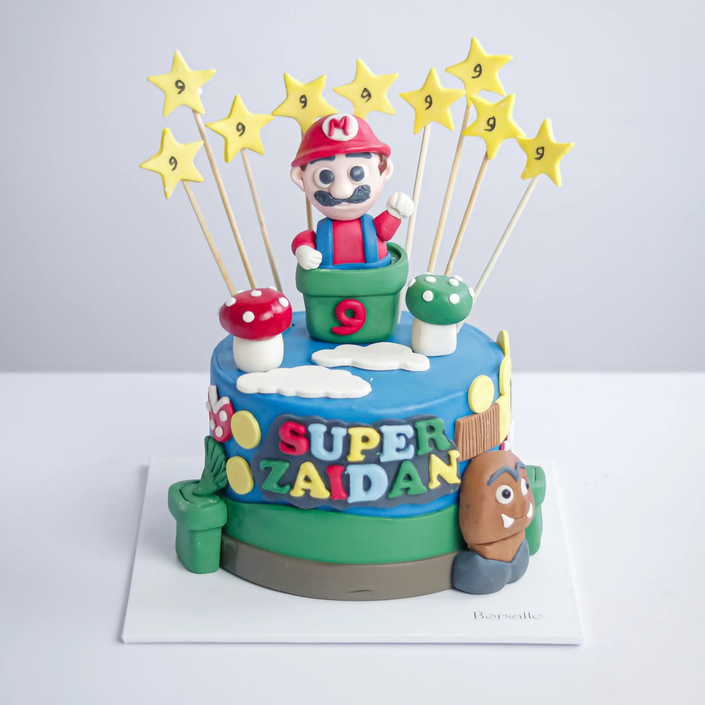 Supar Mario Birthday Cake