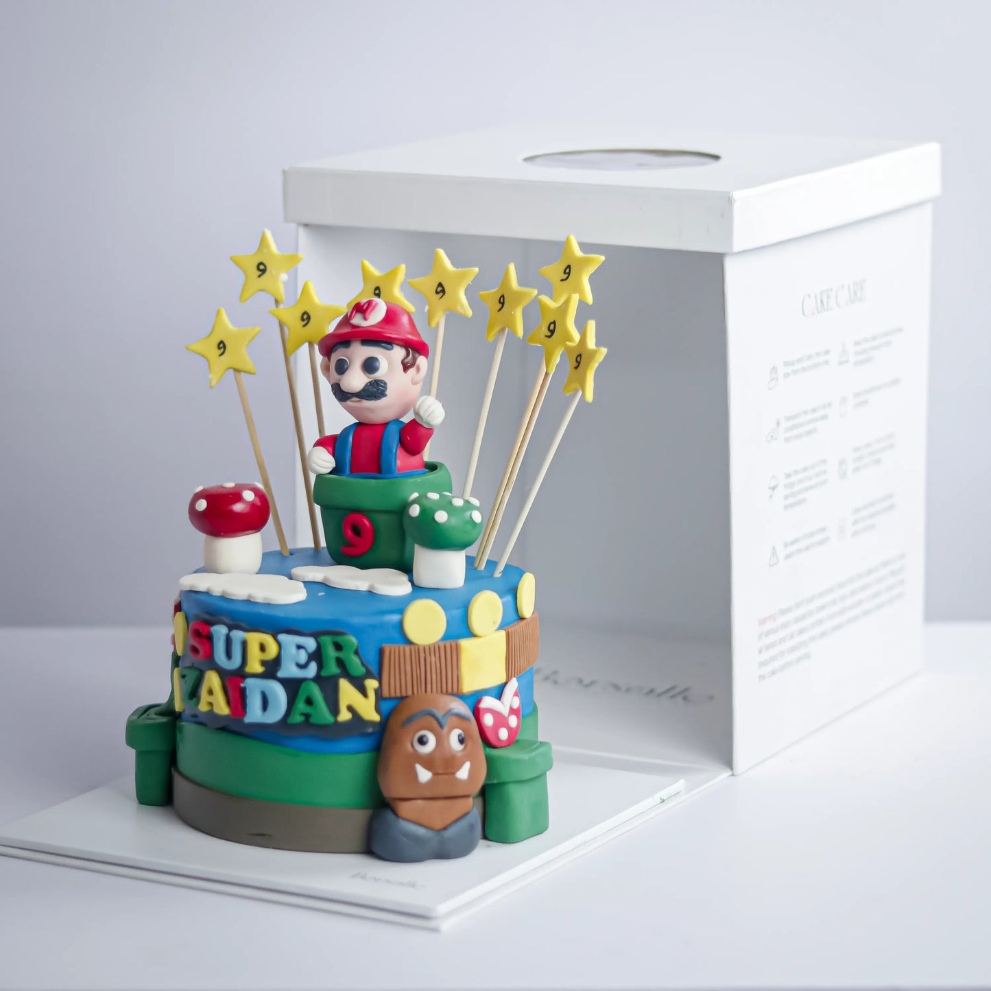 Supar Mario Birthday Cake