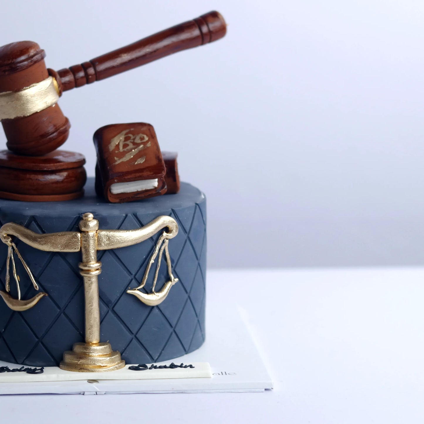 Scales of Justice Cake