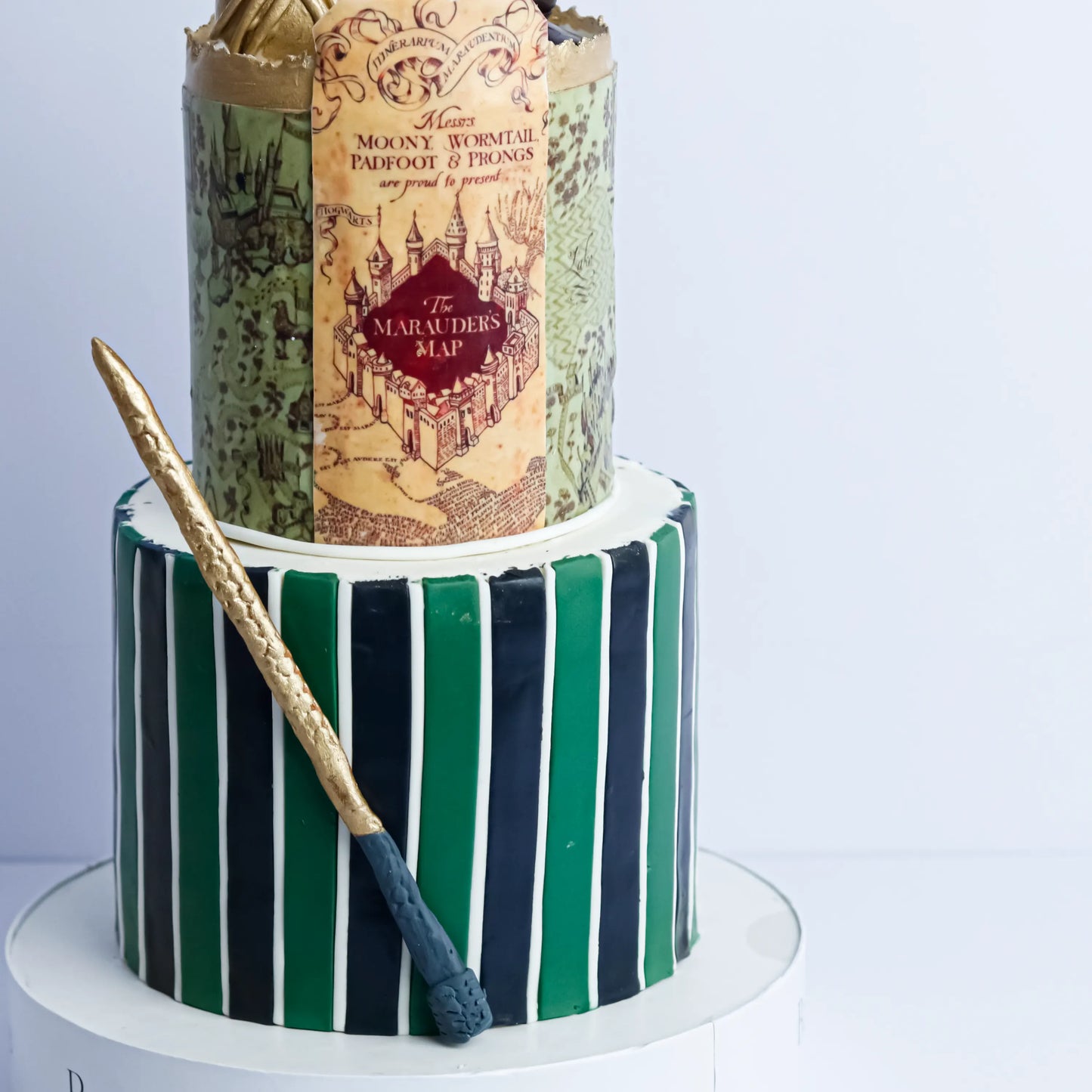 Two-Tier Harry Potter Magic Cake