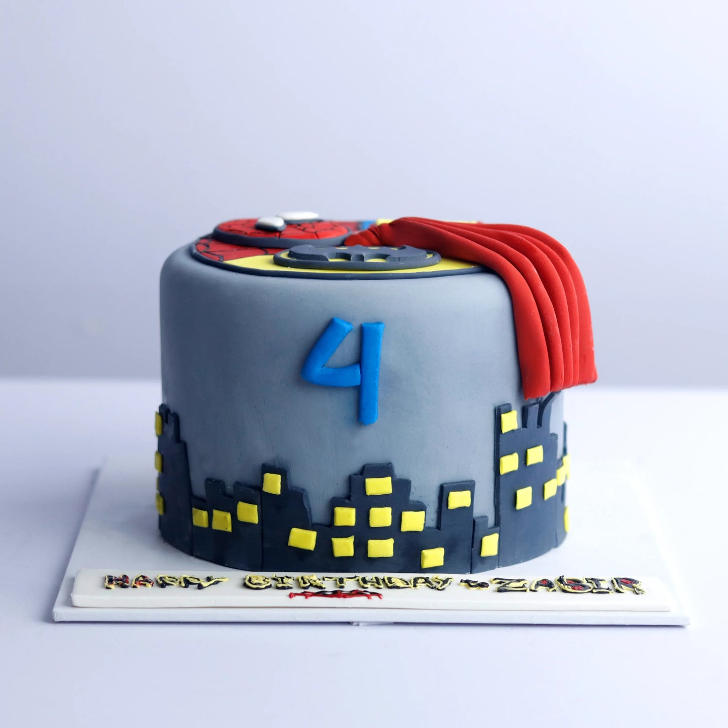 Super Heroes Unite Cake