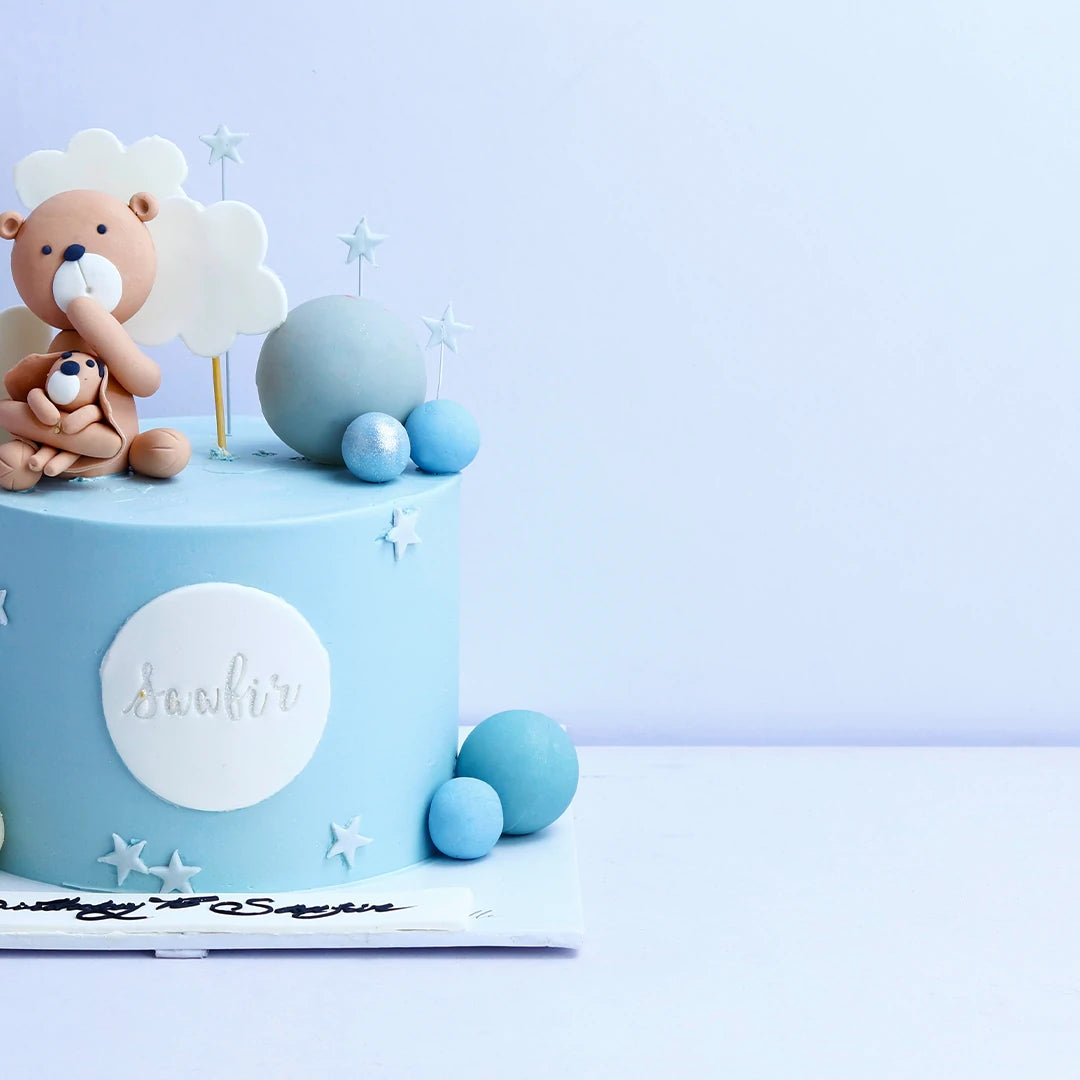 teddy Bear 1st Birthday Cake