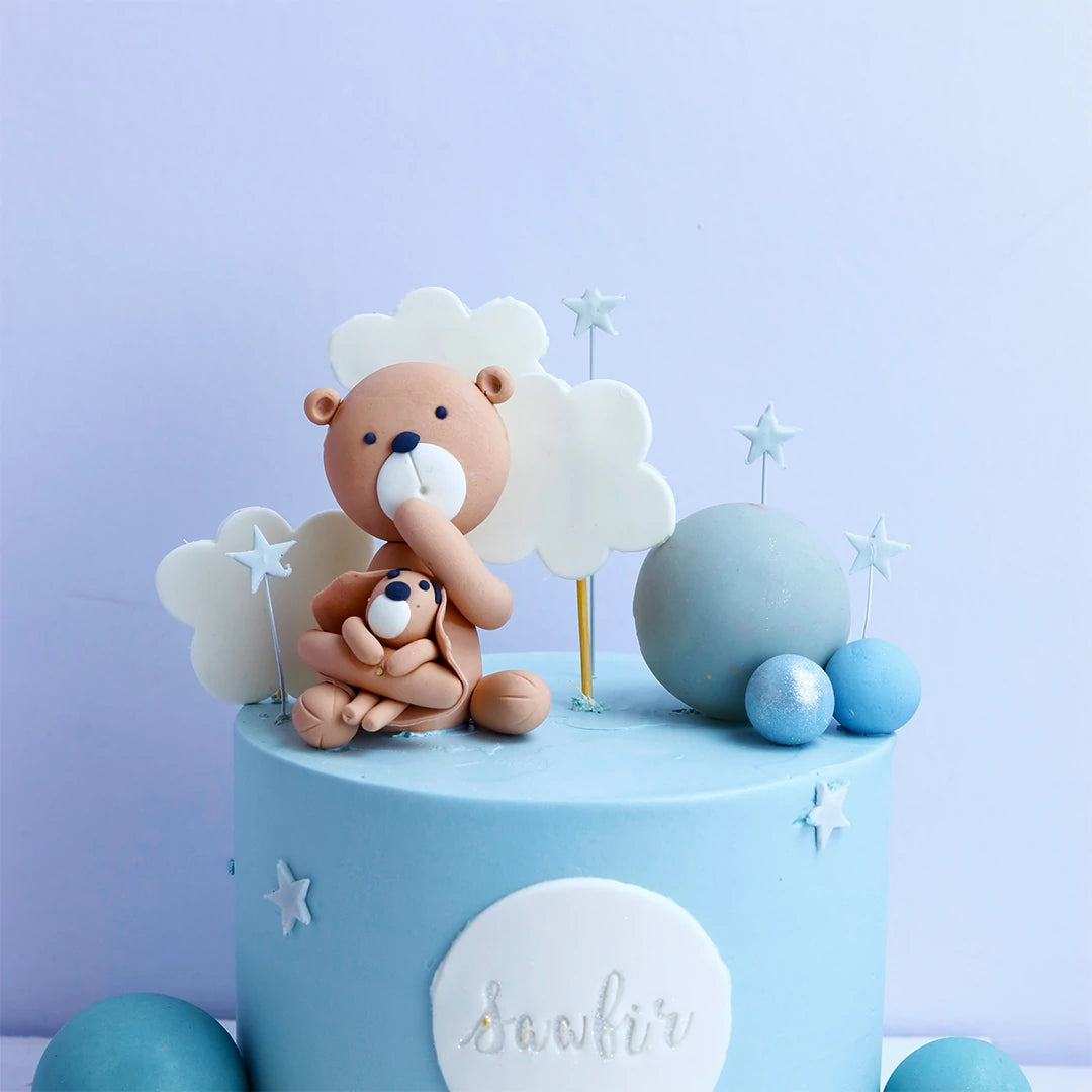 teddy Bear 1st Birthday Cake