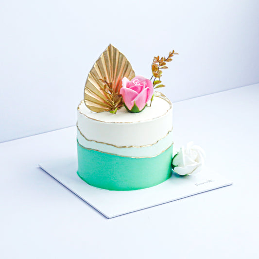 Mad Hattered Floral Anniversary Cake