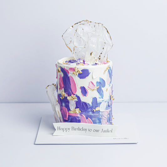 Rice Paper Decorated Cake